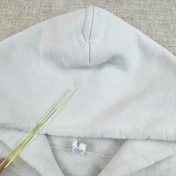 Vintage Space Jam Looney Tunes Hoodie White Cartoon Movie Pullover Men's S - Picture 14 of 16